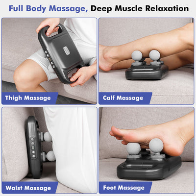 ABEGET 4 Heads Electric Back Massager-MGF081-01-Black-6