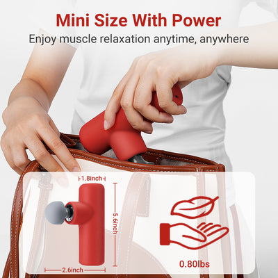 ABEGET Portable Massager Gun-MGF074-02-Red-05